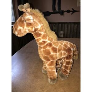 America Wego Giraffe Plush Vintage Standing 11.5" Tall #2151 Realistic Jungle